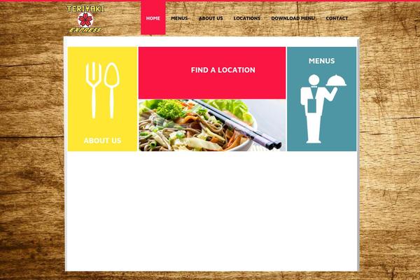 teriyaki.express site used Gleam-japan