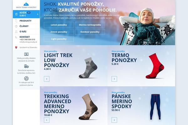 termoponozky.sk site used Shox