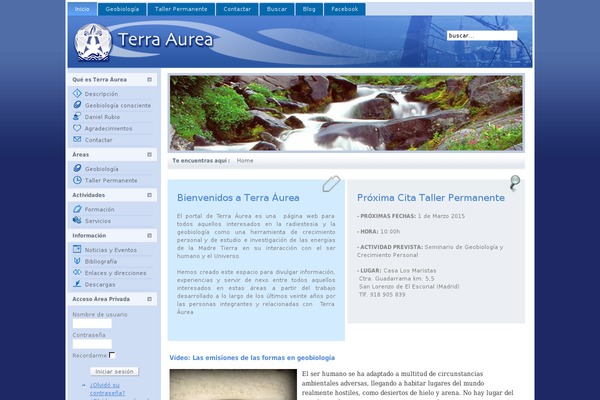 terraaurea.com site used Generatepress-ta-child