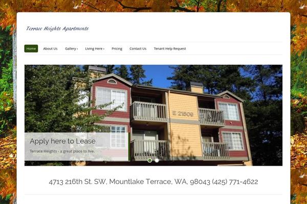 WordPress website example screenshot