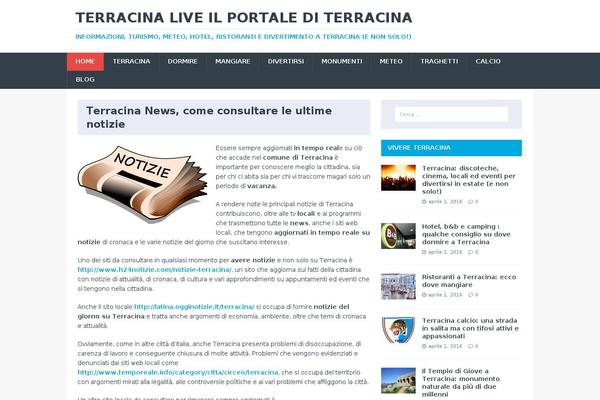 MH Magazine lite theme site design template sample