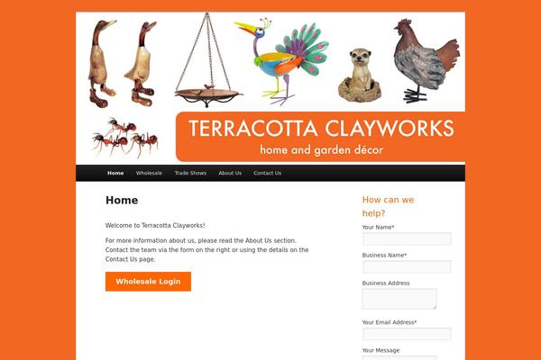 terracottaclayworks.com.au site used Terraclay