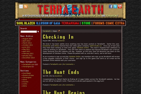 terraearth.com site used Terraearth-com