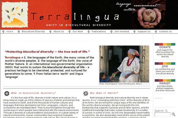 terralingua.org site used Lifeline