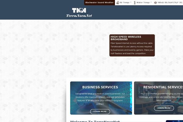 Tnt theme site design template sample