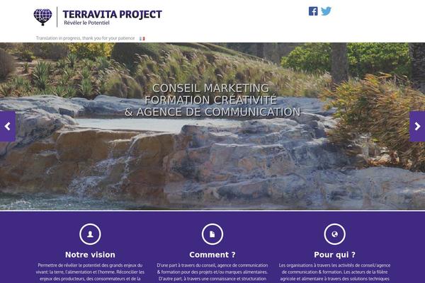 terravitaproject.com site used Divi Child