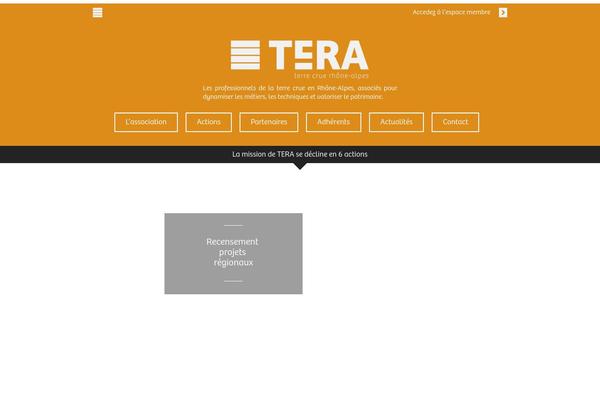 terre-crue-rhone-alpes.org site used Tera