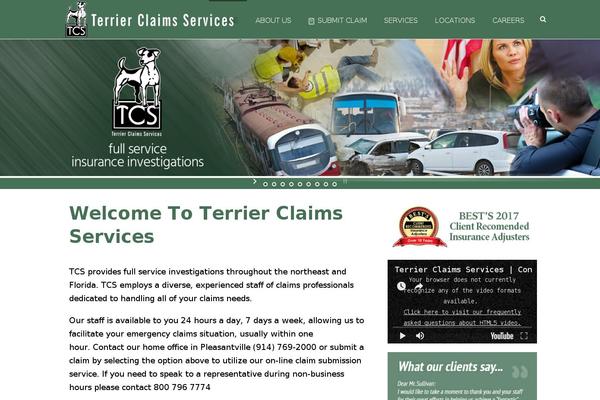 terrierclaims.com site used Tcs
