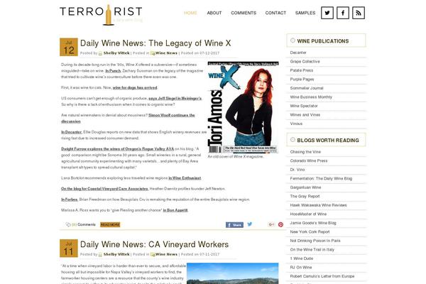 terroirist.com site used Ultrawood