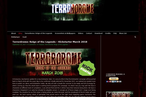 terrordrome-thegame.com site used Curveflow