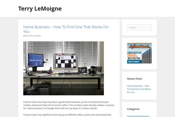 terrylemoigne.com site used GeneratePress
