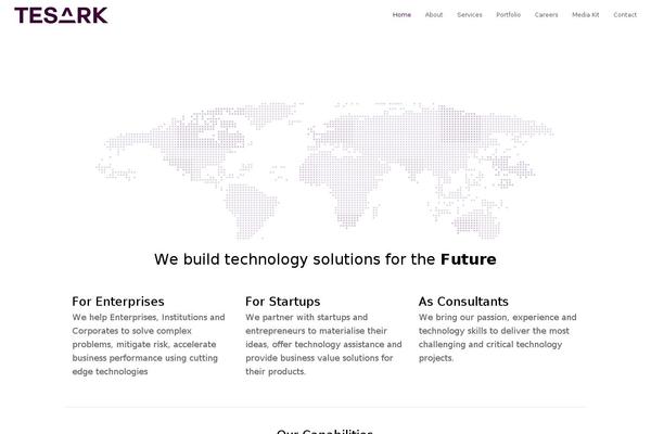 WordPress website example screenshot