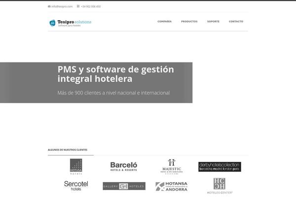 WordPress website example screenshot