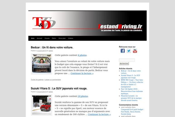 testanddriving.fr site used Envo Blog