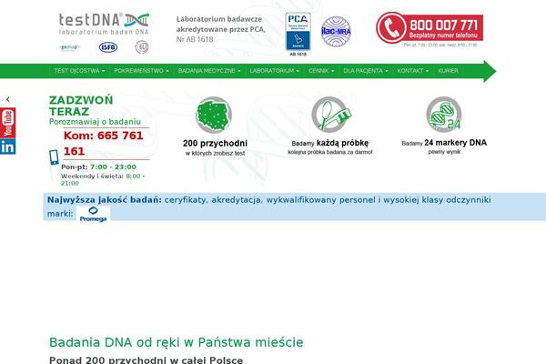 testdna.pl site used Testdna-v2