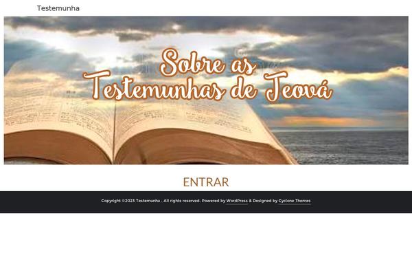 testemunha.com.br site used Ngo-charity-fundraising