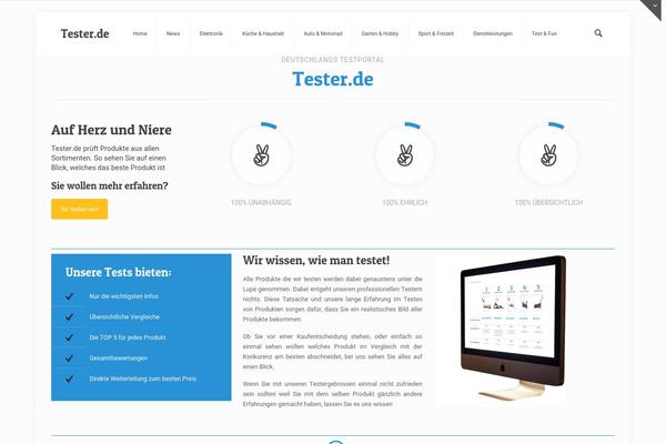 tester theme websites examples