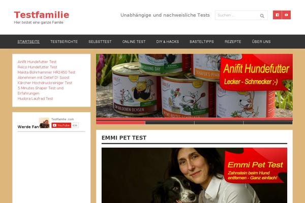 testfamilie.com site used Dynamic News Lite