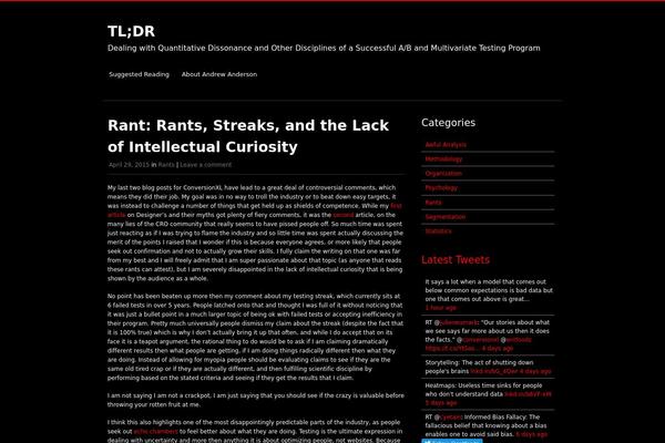 WordPress website example screenshot