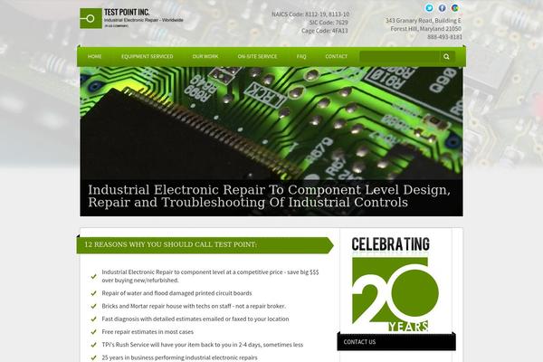 testpoint.com site used Twenty Twenty