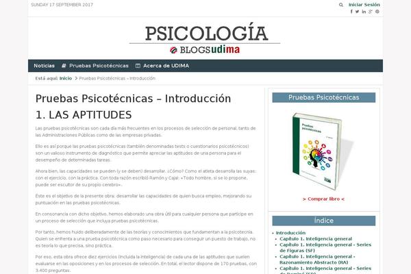 tests-psicotecnicos.com site used Palene_wp