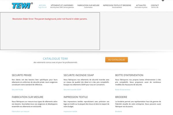 WordPress website example screenshot