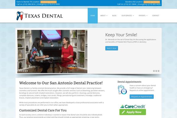 texas-dental.com site used Practice