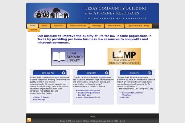 texascbar.org site used Holiday-lite