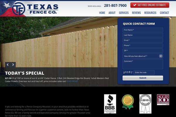 texasfenceco.com site used Texasfence