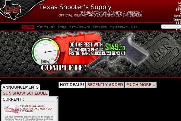 texasshooterssupply.com site used Storefront-tss19
