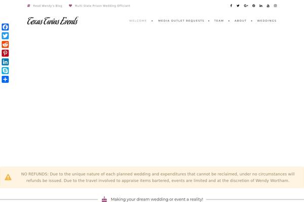 WordPress website example screenshot