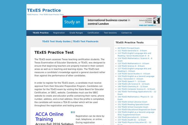 texespractice.com site used Mometrix-academy-new