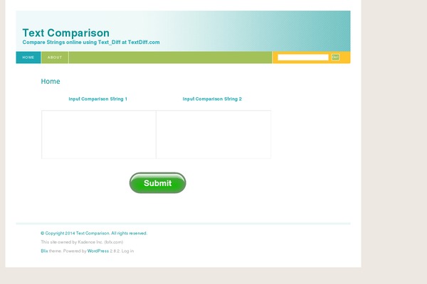 WordPress website example screenshot