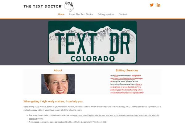 textdoctor.com site used Headway-justhost