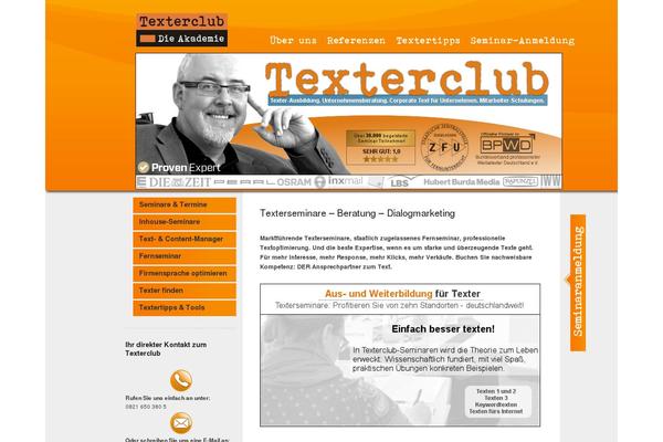 texterclub.de site used Texterclub