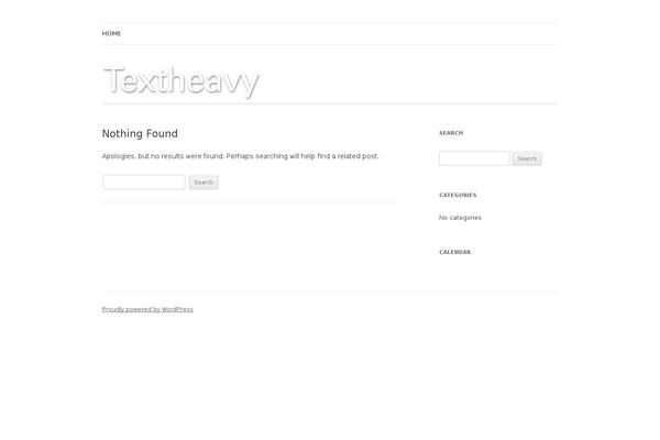 textheavy.com site used Twenty Twelve