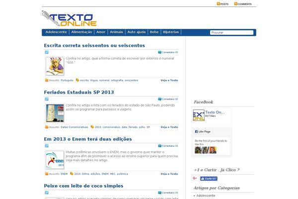 WordPress website example screenshot