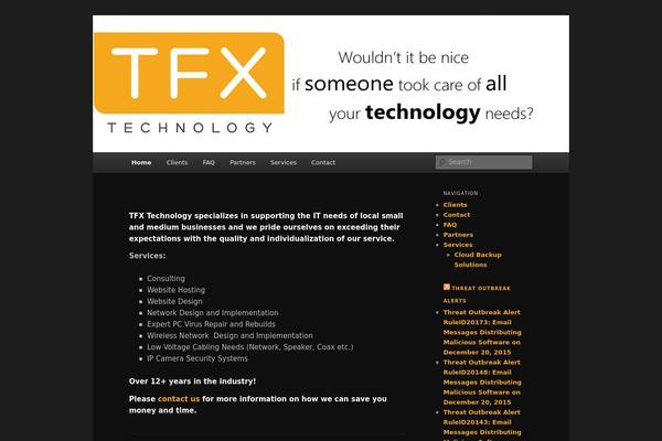 tfxtech.com site used Consultent-ex