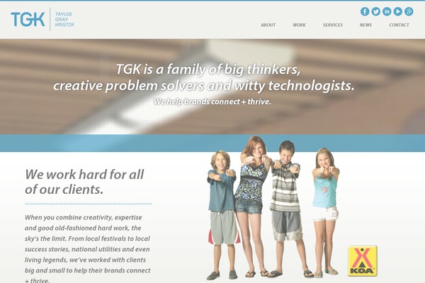 Tg theme site design template sample