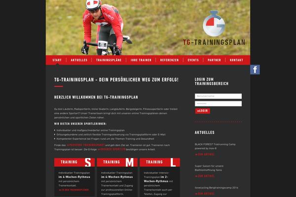 tg-trainingsplan.de site used Tg-trainingsplan