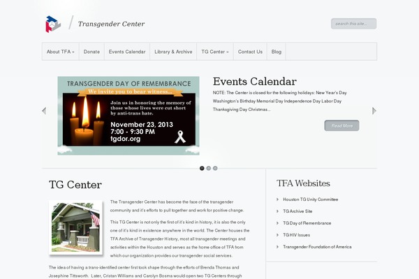 WordPress website example screenshot