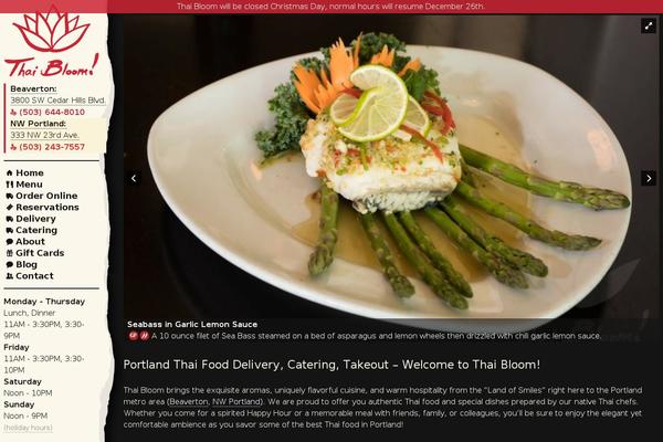 thaibloomrestaurant.com site used Thaibloom