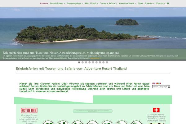 thailandsafaris.ch site used Ttourism
