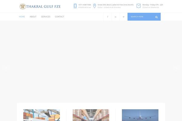 Bridge theme site design template sample