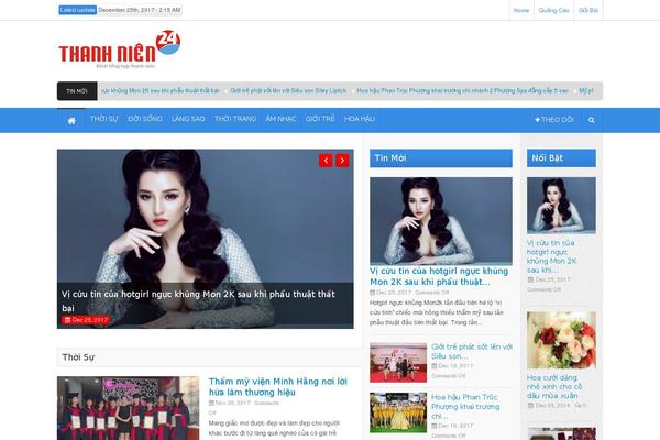 WordPress website example screenshot