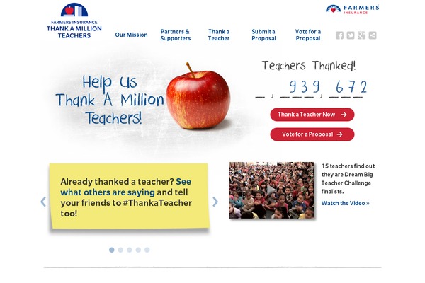 thankamillionteachers.com site used Tamt_ssl_100k