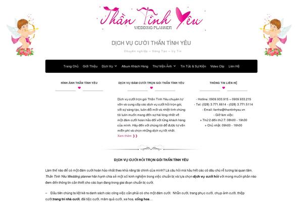 thantinhyeu.vn site used Materialize