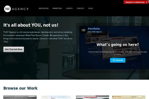 sans theme websites examples