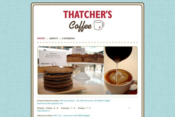 thatcherscoffee.com site used Drento-pro