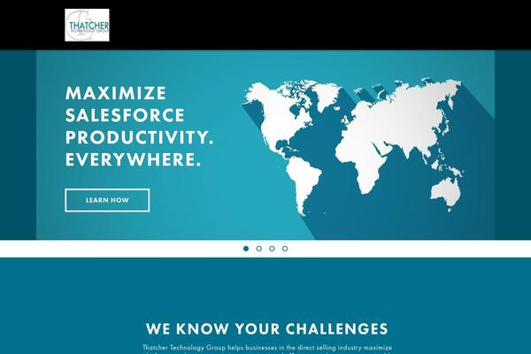 thatcher theme websites examples